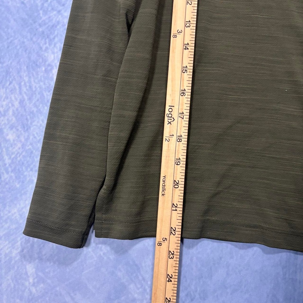 Nike dri ft army green pull over zip up fleece - Picture 5 of 5
